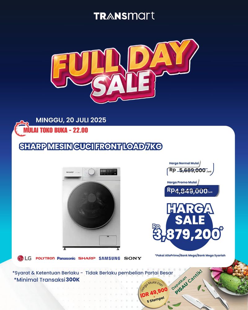 Transmart Full Day Sale 20 Juli 2025