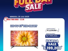 LED TV 43 Inch FHD Smart Mulai Rp 3 Jutaan di Transmart Full Day Sale