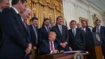 Momen Trump Luncurkan Stablecoin, Klaim AS Pusat Kripto Dunia