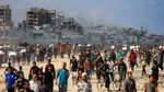 Bantuan Tiba, Warga Gaza Serbu Beit Lahia di Tengah Krisis Kelaparan