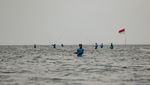 Basah-basahan Seru, Ratusan Peserta Ramaikan Festival Mancing Ngarong di Batam