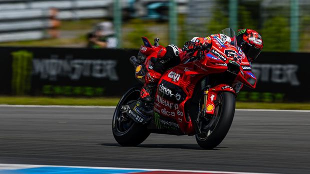 Francesco 'Pecco' Bagnaia di MotoGP Ceko 2025