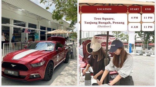 Bye Kerja Kantoran! Kakak Adik Jualan Kopi Keliling Pakai Mobil Mustang