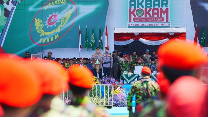 Kapolri dalam apel akbar Kokam (dok. Polri)