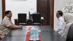Potret Pertemuan Prabowo dan Jokowi di Solo Sebelum Kongres PSI