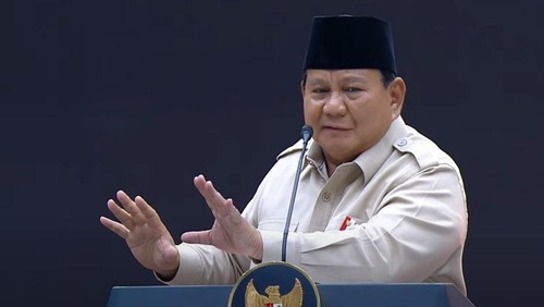 Prabowo Subianto di Kongres PSI (dok. YouTube PSI)