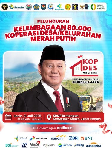 Presiden Prabowo akan meluncurkan 80 ribu koperasi desa/kelurahan merah putih