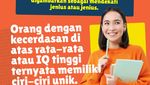 Infografis: 10 Ciri-ciri Seseorang dengan IQ Tinggi, Ada di Kamu?