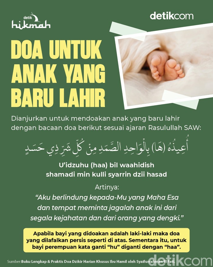Doa untuk Anak yang Baru Lahir