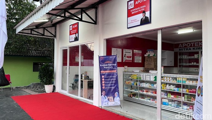 Enam gerai KDMP Bentangan, Klaten, dibuka sejak pagi jelang peluncuran, Senin (21/7/2025).