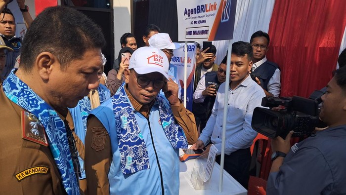 Gubernur Banten Andra Soni di acara peluncuran Kopdes Merah Putih di Banten (Arief/detikcom)
