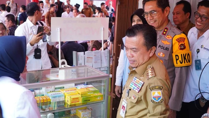Gubernur Jambi Al Haris saat peresmian KDMP di Desa Tangkit Baru Kabupaten Muaro Jambi