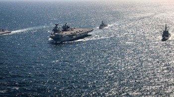 Kapal-kapal ini beroperasi di Laut Timor yang terletak antara daratan Australia, Timor Leste, dan Indonesia. Foto: Royal Navy