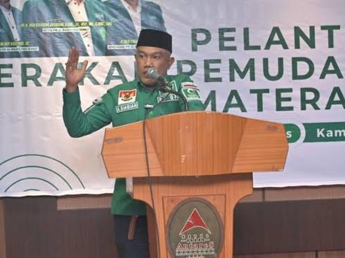 Ketua Umum Pimpinan Pusat Gerakan Pemuda Al Washliyah (PP GPA), Aminullah Siagian,