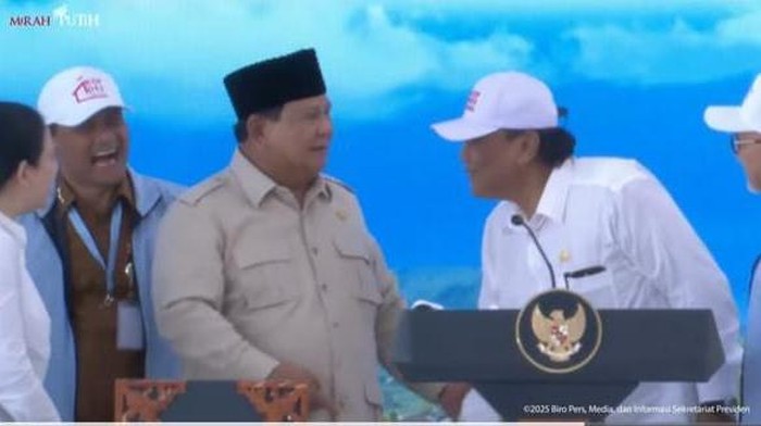 Momen Prabowo dan Puan serta Zulhas luncurkan Kopdes Merah Putih (tangkapan layar Youtube Setpres)