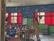 MPLS di Klungkung: Sekolah Sepi Murid, Siswa Diantar Bapak ke Sekolah