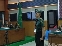 Peltu Lubis Dituntut 6 Tahun Penjara-Dipecat dari Anggota TNI Atas Kasus Perjudian