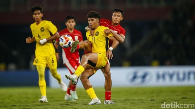 Duel Sengit Indonesia U-23 Vs Malaysia U-23 Berakhir Tanpa Gol