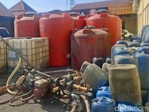 Polisi Gerebek Gudang Penimbunan BBM di Pinrang, Truk Tangki-Genset Disita