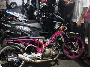 Balap Liar di Jalur Wisata Darajat Garut Dibubarkan, 5 Pemuda Diamankan