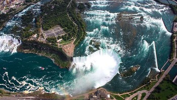 Air Terjun Niagara dari Udara Foto: Demilked