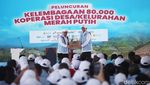 Prabowo Resmikan 80 Ribu Kopdes Merah Putih