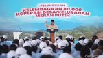Prabowo Resmikan 80 Ribu Kopdes Merah Putih