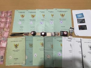 Sindikat Pemalsuan Sertifikat Tanah di Siak Dibongkar, 3 Orang Ditangkap