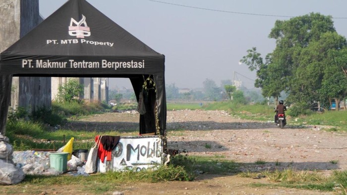 Tanah kaveling di Sedati, Sidoarjo yang ditawarkan PT MTB yang diduga telah membuat ratusan korban tertipu.