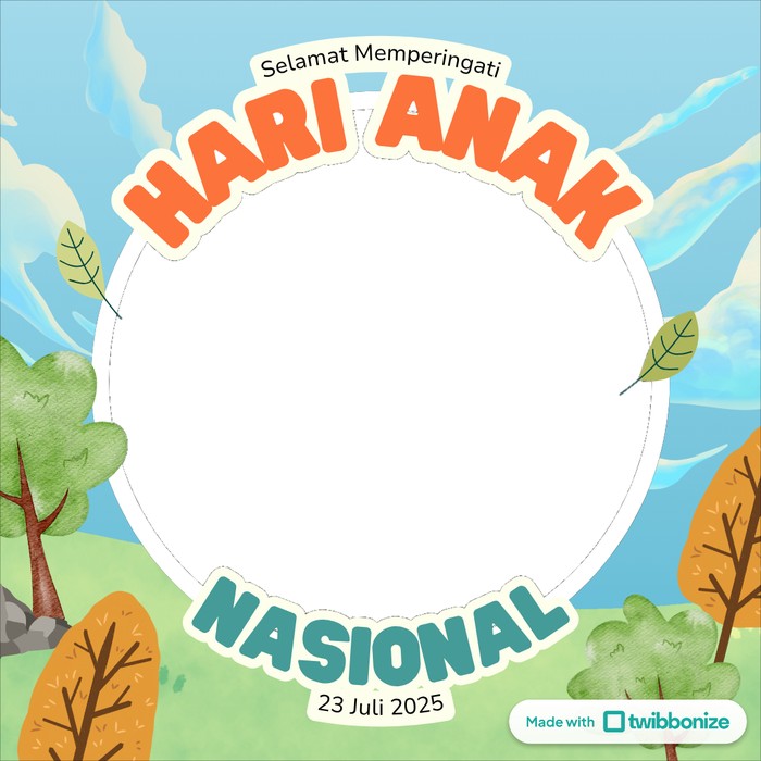 Twibbon Hari Anak Nasional 2025