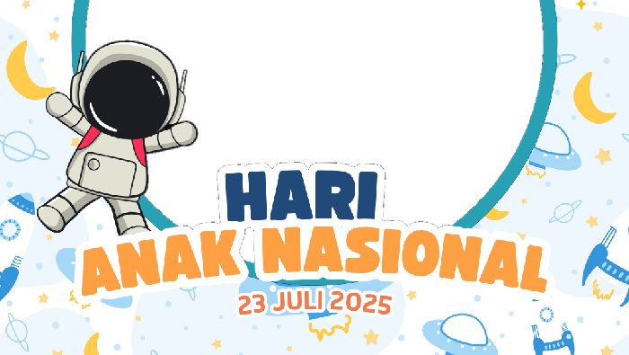 Twibbon Hari Anak Nasional 2025.
