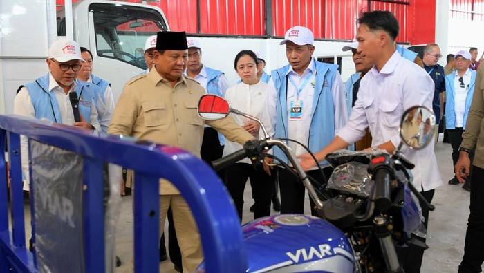 Wamenkop Ferry Juliantono dampingi Presiden Prabowo tinjau aktivitas Koperasi Desa Merah Putih. (Dok. ist)