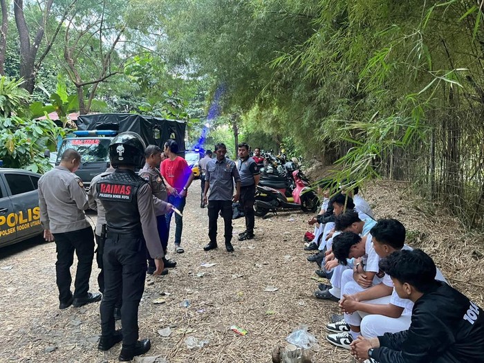 9 pelajar pesta miras di Bogor diamankan (dok.istimewa)
