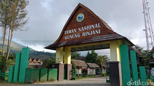 Balai Taman Nasional Gunung Rinjani (TNGR) di Sembalun, Lombok Timur, NTB. (Foto: M Sanusi Ardi W/detikBali)