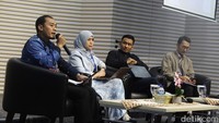 Para pembicara dari KPK, Universitas Indonesia, dan Transparency International Indonesia berdialog soal potensi dampak RUU KUHAP terhadap efektivitas penegakan hukum. 