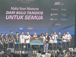 Aksi Para Legenda Bulutangkis RI di Fun Match Oppo