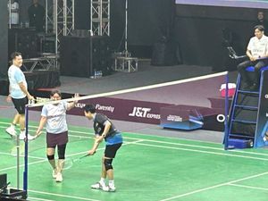 Senangnya Tontowi, Tegangnya Liliyana Natsir