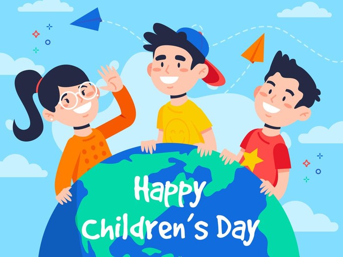 ILUSTRASI HARI ANAK NASIONAL.