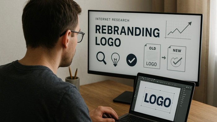 Ilustrasi Rebranding Logo