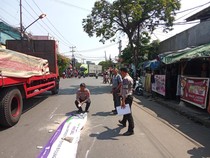 Jerni Sihombing Tewas Terlindas Truk Tronton di Bandung