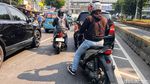 Marak Pemotor Tanpa Pelat Belakang di Jakarta