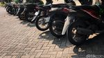 Marak Pemotor Tanpa Pelat Belakang di Jakarta