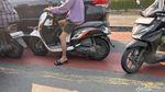 Marak Pemotor Tanpa Pelat Belakang di Jakarta