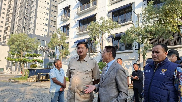 Menteri PKP Maruarar Sirait dan Bos Lippo James Riady di Meikarta