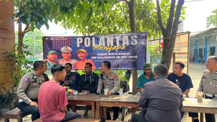 Polantas Menyapa di Kediri.