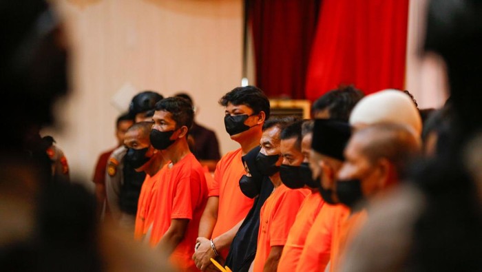 Polda Riau menetapkan 29 orang tersangka kasus karhutla yang mengakibatkan kebakaran di Riau meluas, Selasa (22/7/2025).