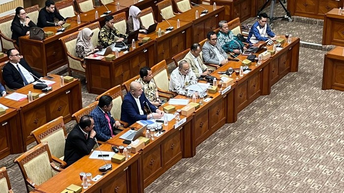 RDPU Komisi III DPR bersama MAHUPIKI membahas RKUHAP di kompleks parlemen, Senayan, Jakarta, Selasa (22/7/2025).