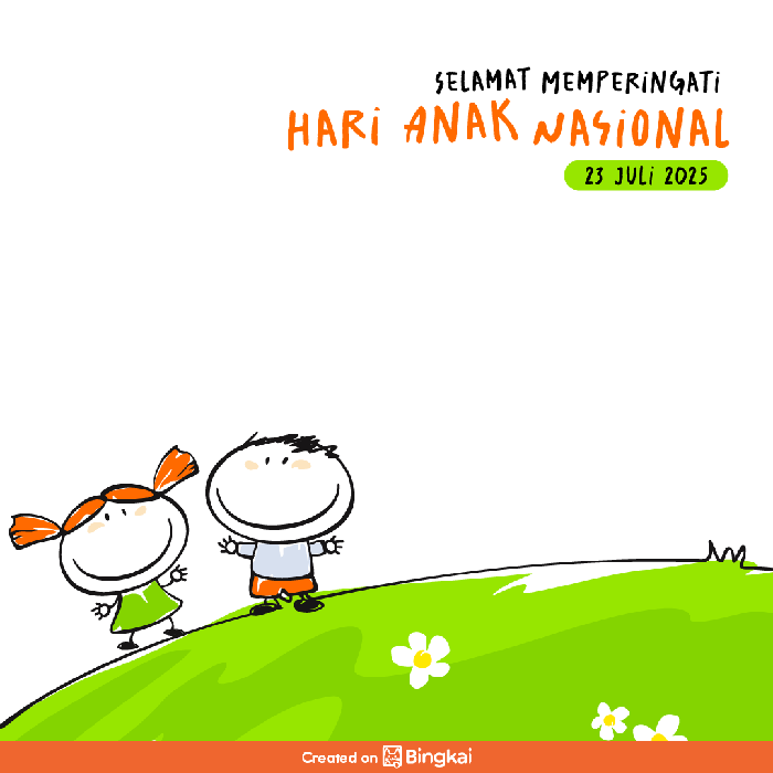 Twibbon Hari Anak Nasional 2025