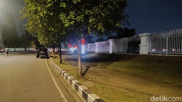 Video viral diduga sejumlah pasangan sedang berbuat asusila di kawasan Pakansari, Bogor, Jawa Barat, ternyata merupakan settingan. Begini situasi di Pakansari. (Rizky AM/detikcom)