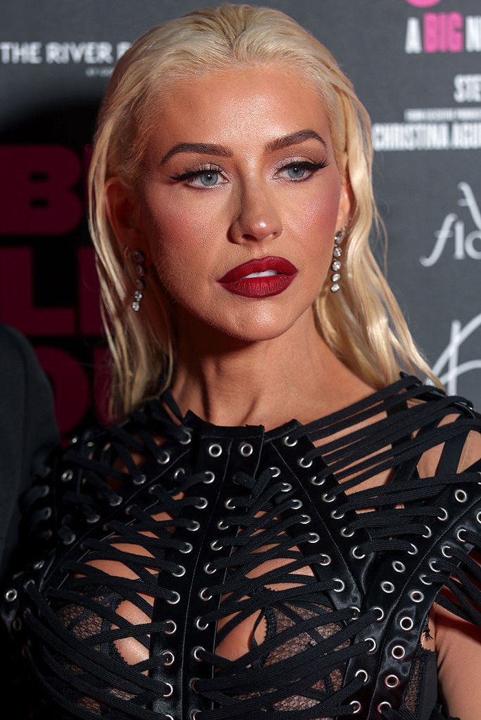 LONDON, ENGLAND - JULY 22: Christina Aguilera attends the 